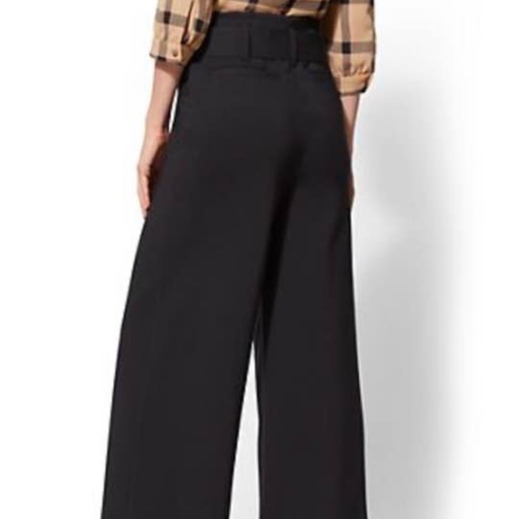 7TH AVENUE PANT - WIDE LEG - BURGUNDY STRETCH 8 - Picture 8 of 8